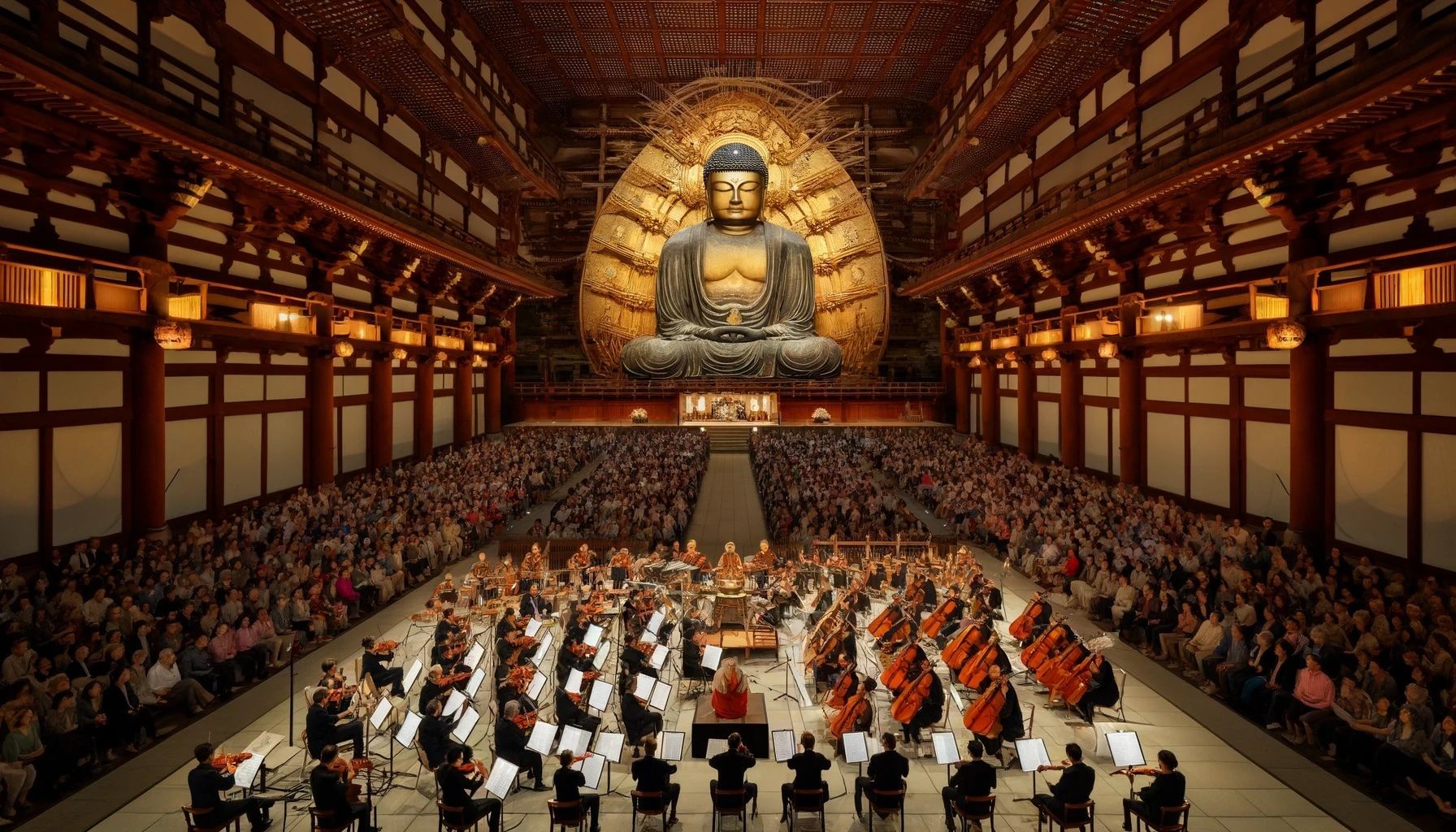 Charity Concert at Todai-ji Temple